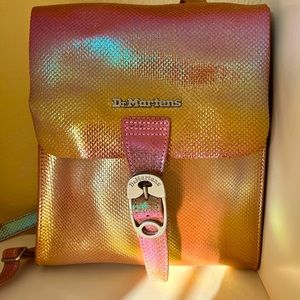 Dr. Martens Mini Iridescent Leather Backpack